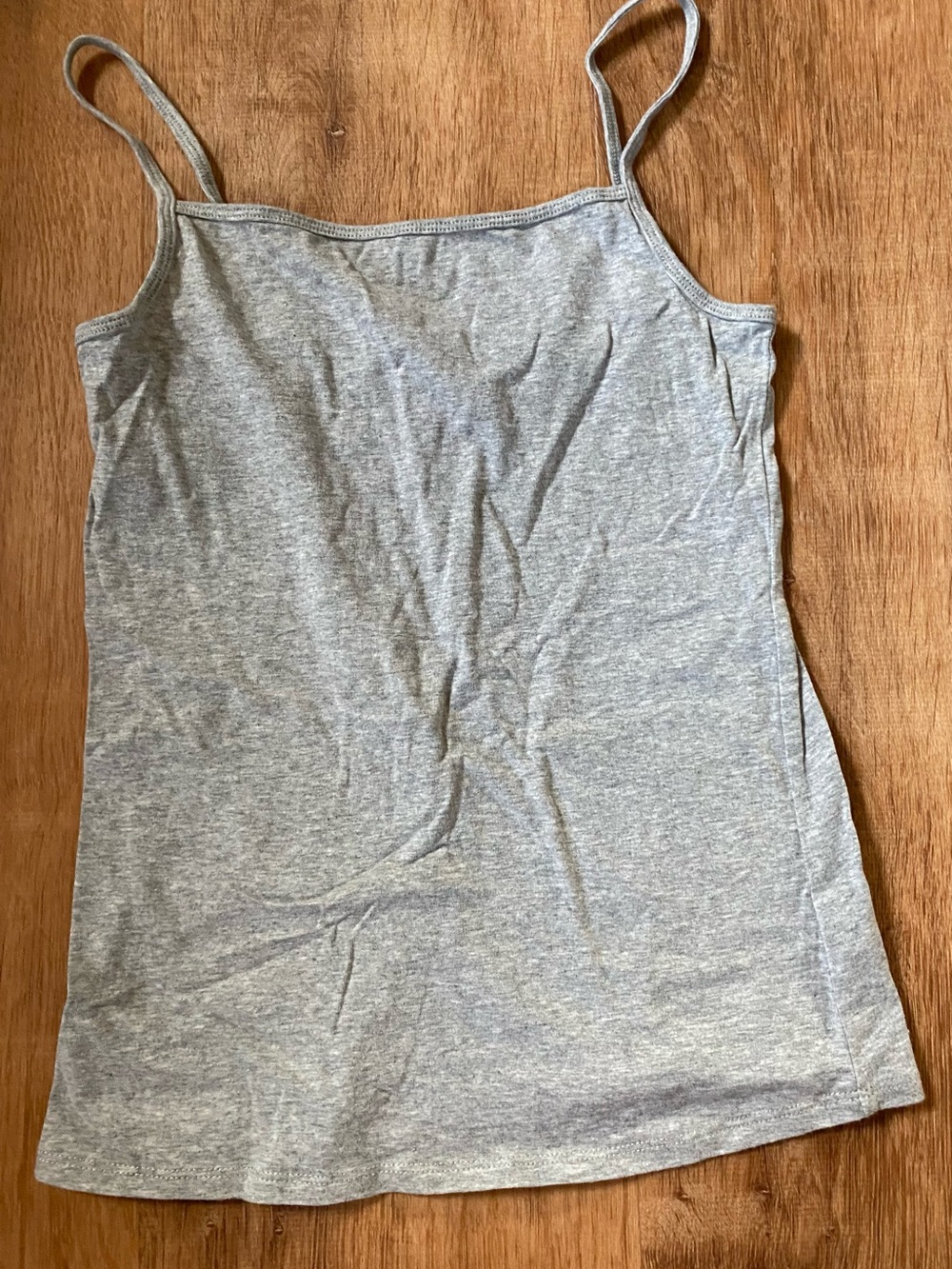 Classic Grey Spaghetti Strap Tank Top
